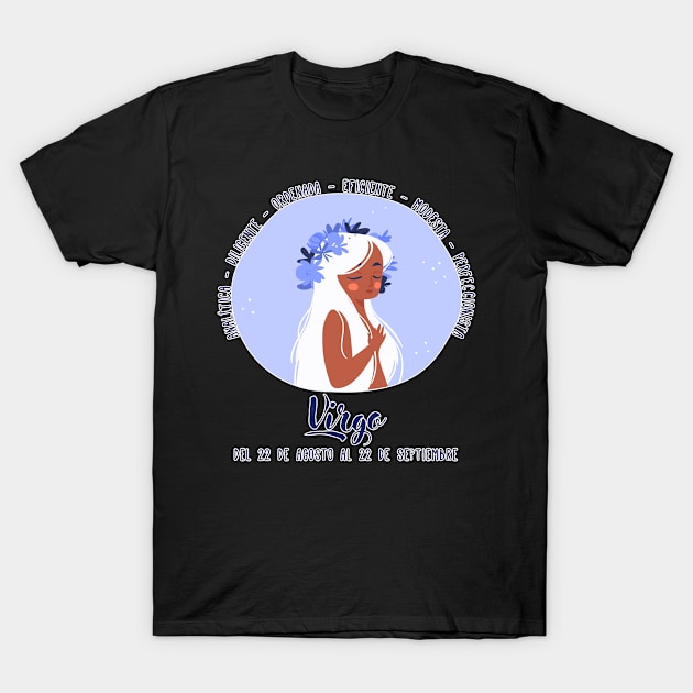 La chica Virgo T-Shirt by inumag